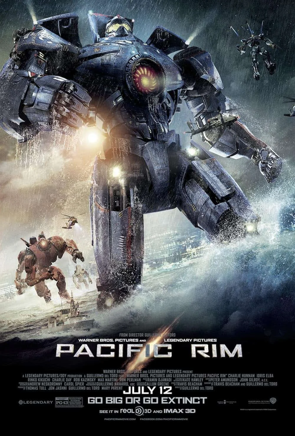 Using massive piloted robots to combat the alien threat, earth's survivors take the fight to the invading alien force lurking in the depths of the Pacific Ocean. Nearly defenseless in the face of the relentless enemy, the forces of mankind have no choice but to turn to two unlikely heroes who now stand as earth's final hope against the mounting apocalypse.