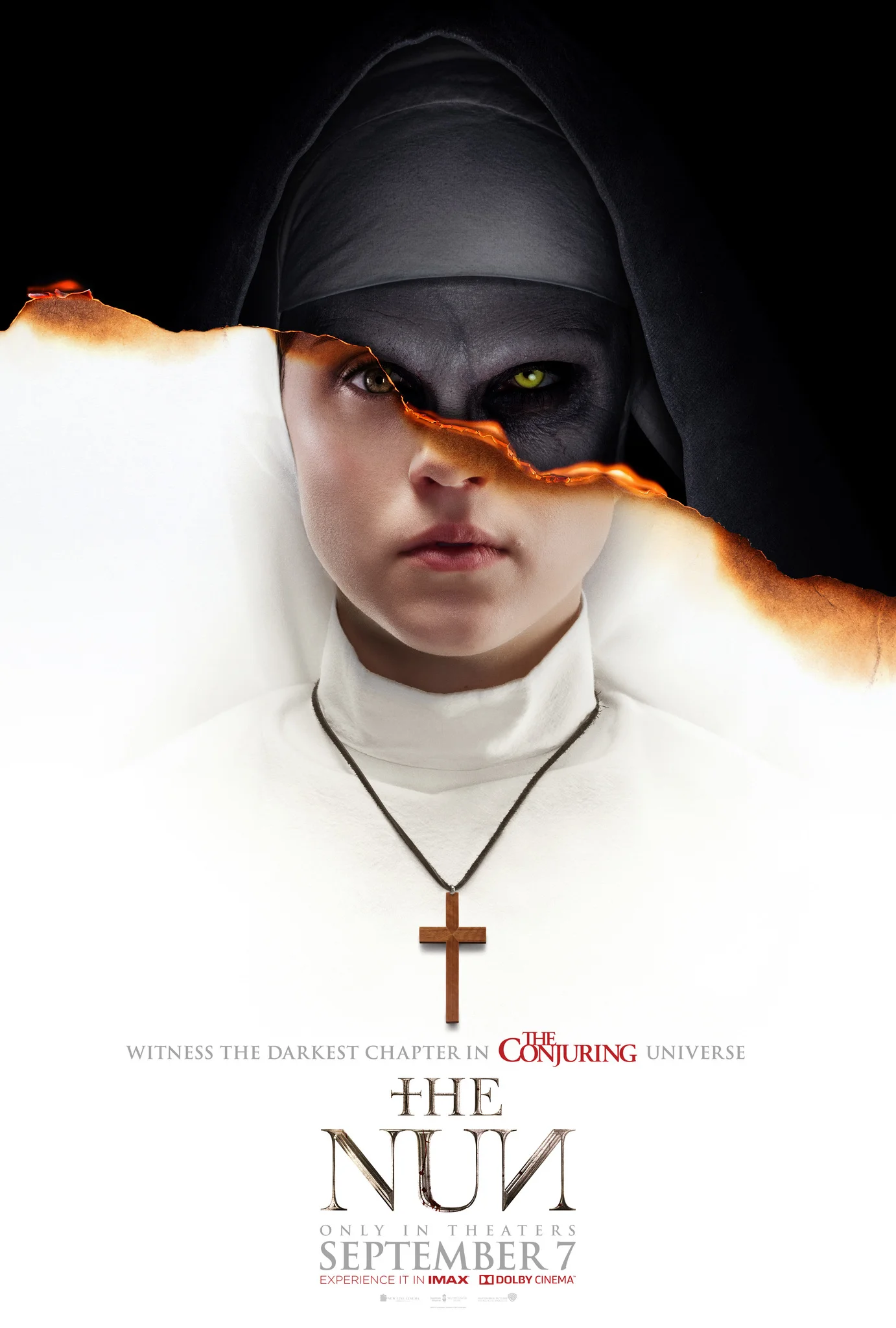 A priest with a haunted past and a novice on the threshold of her final vows are sent by the Vatican to investigate the death of a young nun in Romania and confront a malevolent force in the form of a demonic nun.