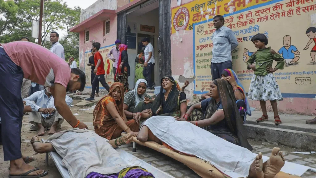 Tragic Hathras Stampede Claims 121 Lives at Bhole Baba's Satsang